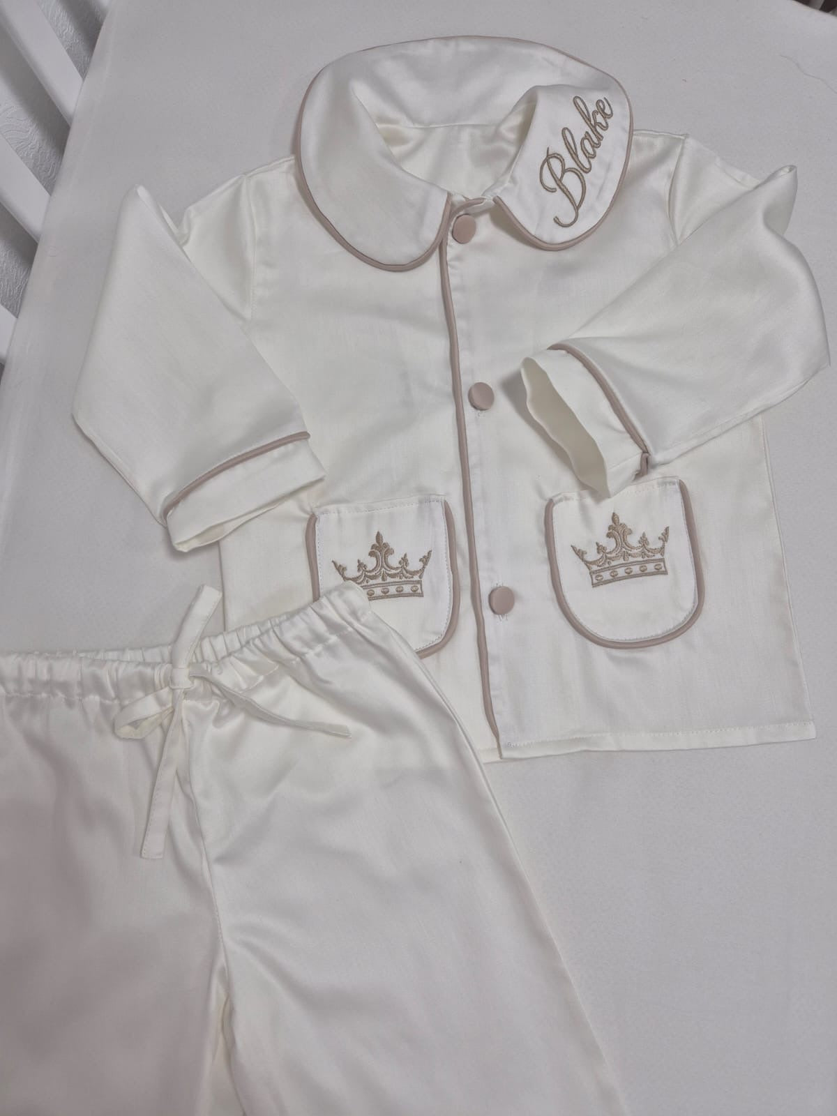 Boys Crown Birthday Pyjamas