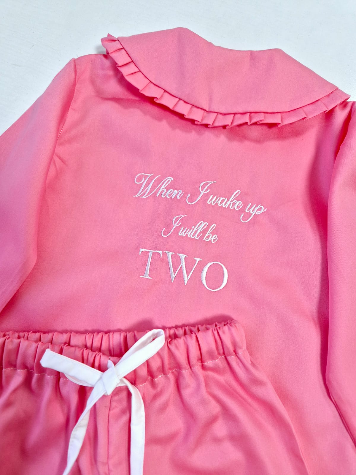 Personalise Me! Girls Bow Pyjamas
