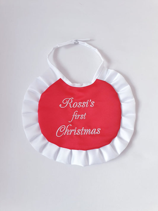 My First Christmas Bib